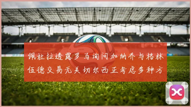 佩杜拉透露罗马询问加纳乔与格林伍德交易无关切尔西正考虑多种方案